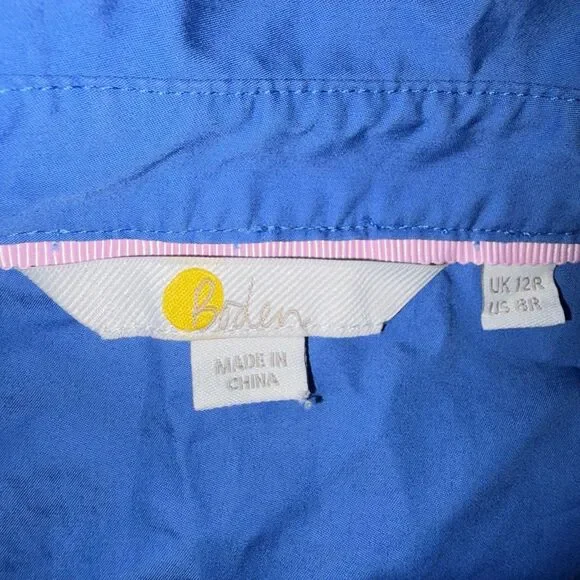 Boden Women's Maxi Dress Size 8 Multicolor 100% Cotton Tiered Belted Alexa - Picture 7 of 10